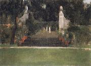The Garden in Famelettes Fernand Khnopff